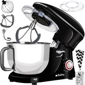 Ariko keukenmachine - Foodprocessor - Mixer - Kneedmachine - 2200W - zwart