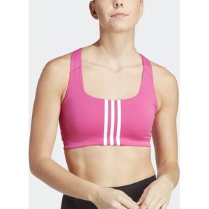 adidas Performance Powerimpact Training Medium-Support Beha - Dames - Roze- M A-C