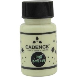 Cadence Glow in the Dark Verf 50 ml Natuurlijk Groen