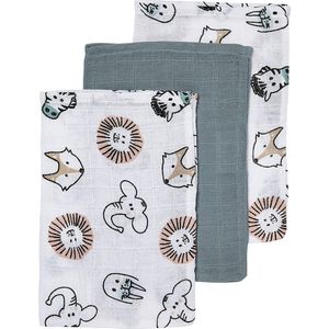 Mousseline doekjes voor baby - spuugdoeken van katoen - absorberend en ademend