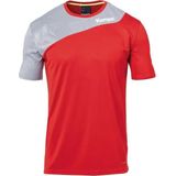 Kempa Core 2.0 Shirt Rood-Donker Grijs Melange Maat XL