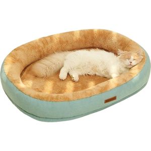 Kattenmand - XL - Kattenbed - Huisdieren Mand - Zachte Kattenmand - Afneembare en wasbare Hoes - Groen