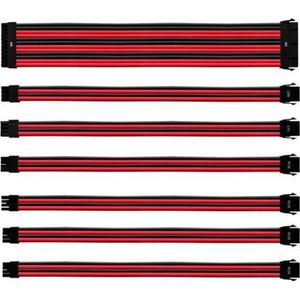 COOLERMASTER COLORED EXTENSION CABLE KIT - RED/BLACK