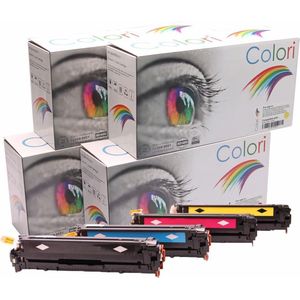 Set 4x Colori huismerk toner geschikt voor Canon 731 731K 731C 731M 731Y voor I-Sensys LBP-7100 Series LBP-7100cn LBP-7110cw MF-620 MF-623cn MF-624cw MF-628cw MF-8200 MF-8230cn MF-8280cw