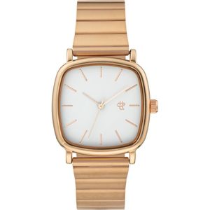 CHPO Lara Rosé Polshorloge Dames - Roségoudkleurig RVS ⌀ 34 mm