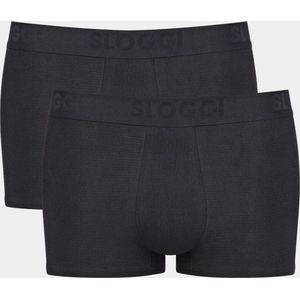 Sloggi Men FREE Evolve Hipster - heren boxershort korte pijp (2-pack) - zwart - Maat: S