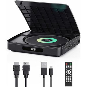 DVD Speler met HDMI - Haarscherpe Beeldkwaliteit - Geschikt voor Moderne TV’s - Compact en Gebruiksvriendelijk Design - Voor Films, Series en Muziek - Betrouwbare Entertainmentoplossing voor Thuis