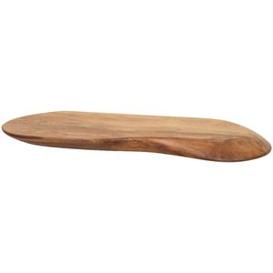 Luxe Zwevend Wandplank Hout - Muurplankje Zwevend (60 cm) - Wandplank Kinderkamer - Houten Wandplank Industrieel met Metaal - Zwevende Wandplank/ Boekenplank - Nachtkastje - Wandplanken Bruin - Muur Plank