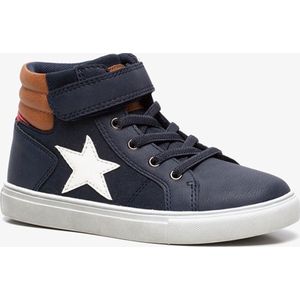 Blue Box hoge jongens sneakers donkerblauw - Maat 24