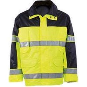 MASCOT veiligheidsjas Savana, EN 471, geel/marine, 100 % polyester maat S