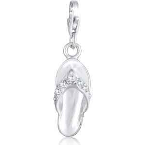 Nenalina Dames Bedel Charm Sandaalhanger in 925 Sterling Zilver voor alle gangbare Charmdragers