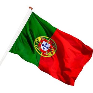 CHPN - Vlag - Vlag van Portugal - Portugese vlag - Portugese Gemeenschap Vlag - 90/150CM - PT vlag - Vlag van Portugal - Lissabon - Portugees - Zonder stok