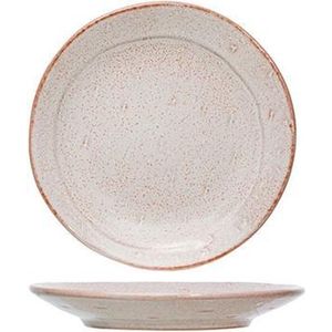 ELEONORA PINK BREAD PLATE - SAUCER D14.5CM