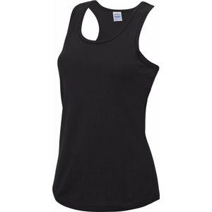 Zwart sport singlet voor dames XL (42)