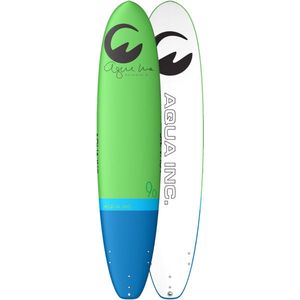 Aqua Inc. AROUNA Softtop Surfboard 9'0"" x 24"" - Groen - Veelzijdig en Duurzaam voor Alle Niveaus - Ideaal voor Scholen en Ervaren Surfers