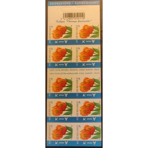 Bpost - 10 postzegels Europa Tarief 1 - Oranje tulpen