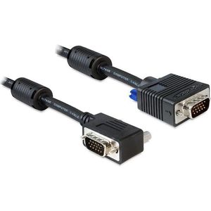 Premium VGA monitor kabel - 90° haaks naar rechts - 2 meter