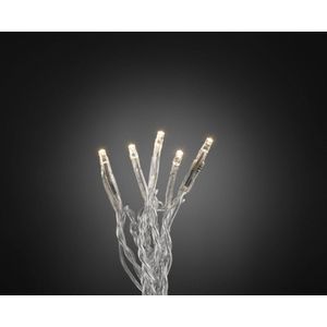 Konstsmide 6354-123 Micro-lichtketting Binnen Energielabel: LED werkt op het lichtnet 100 LED Warm-wit Verlichte lengte