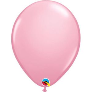 Qualatex Ballonnen Pink 13 cm 100 stuks