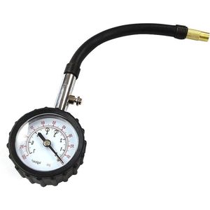 Bandenspanningsmeter - Geschikt voor veiliger rijden (zwart)
