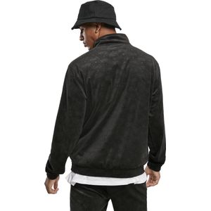 Southpole Jacke AOP Velour Jacket Black-M