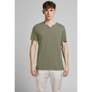 JACK&JONES JJESPLIT NECK TEE SS NOOS Heren T-shirt - Maat XL