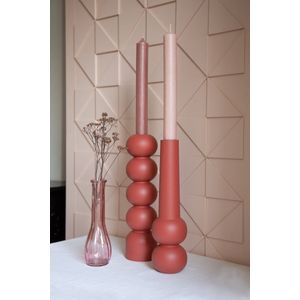 Candleholder 3-in-1 high - Terra