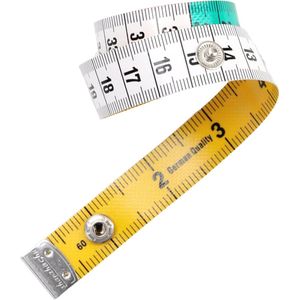 Meetlint voor Nauwkeurige Metingen, Dubbelzijdig met Centimeters en Inches, Ideaal voor Kleding, Meubels en Naaien