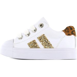 Sneakers | Meisjes | white gold | Leer | Shoesme | Maat 26