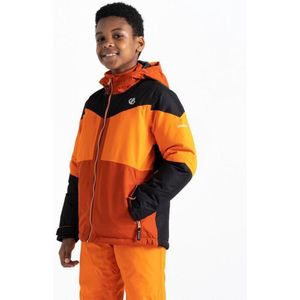 Dare2b, Slush Waterdicht Kinder Ski Jacket, Zwart/Oranje, Maat 158