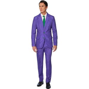 Suitmeister The Joker - Carnaval Mannen Kostuum - Gekleurd - Carnaval - Maat S