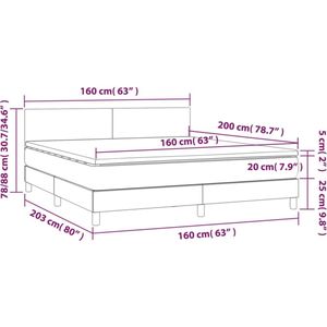 vidaXL-Boxspring-met-matras-fluweel-donkergroen-160x200-cm