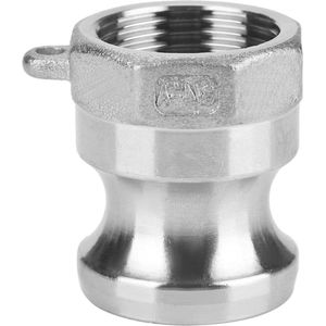 DN20 3/4"" A-afvalpompadapter fittingen - Roestvrijstalen mannelijke Camlock-fitting - 100PSI .