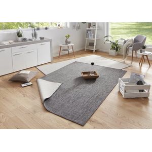 Flycarpets Omkeerbaar Vloerkleed - Binnen & Buitenkleed Miami- Grijs - 80x150 cm