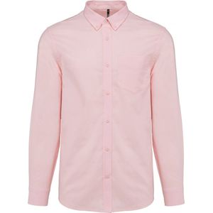 Kariban Heren Oxford overhemd lange mouwen K533 - Oxford Pale Pink - L