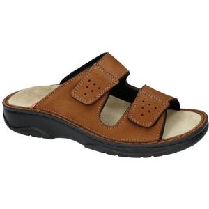 Berkemann -Heren -  bruin - pantoffels & slippers - maat 42.5