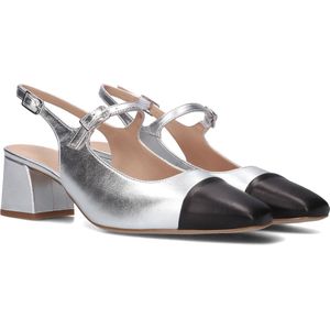 Unisa Lumis Slingbacks Dames - Zilver - Maat 42