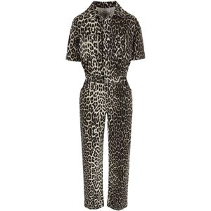 LolaLiza Jumpsuit P Merleo 06004592 1119 Black/ Taupe Dames Maat - W40