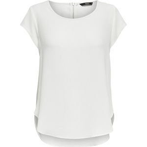 ONLY ONLVIC S/S SOLID TOP  WVN Dames T-Shirt - Maat 34