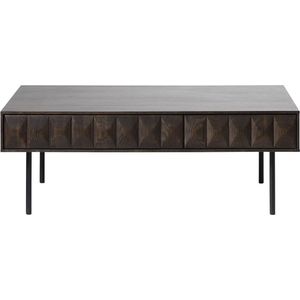 Magnus eiken salontafel - 71 x 117 cm - espresso