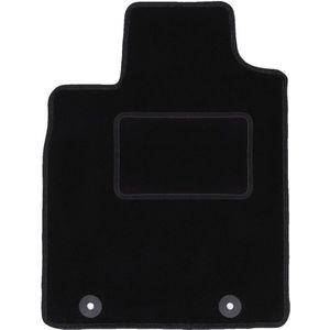 Bestuurdersmat zwart voor: Dacia Sandero I hatchback, Stepway (2008-2013)
