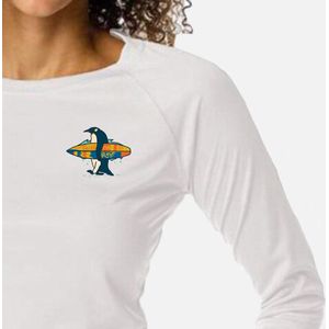 SKINSHIELD - UV Shirt met lange mouwen voor dames - FACTOR50+ Zonbescherming - Pinguin