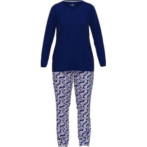 Götzburg Pyjama lange broek - 659 Blue - maat 40 (40) - Dames Volwassenen - 100% katoen- 250135-4009-659-40