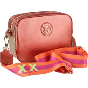 NORALY Crossbody Bag Dames - Orange/Geel - Maat OneSize