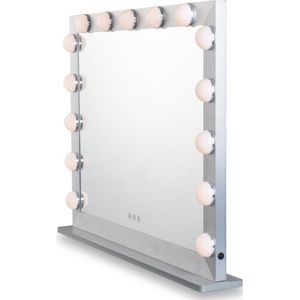 Hollywood spiegel met led verlichtings-szilvers-sVIVO make up spiegels-s70*54cms-sspiegel voor kaptafel