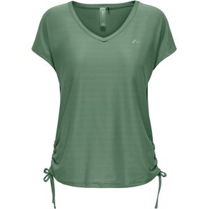 Only Play Play Mila SS - CURVY - Sportshirt - Vrouwen - Maat 52/54 - Hedge Groen -