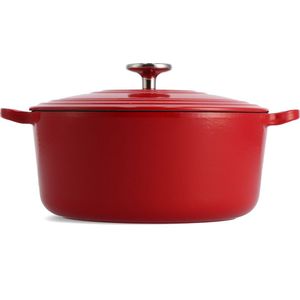 BK Bourgogne Braadpan -  26 cm - Chili Red