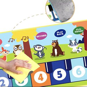 Geluid Mat - Ideaal voor Baby's en Kinderen - Piano Mat - Waterafstotend - Met geluid - Dieren leren kennen - Montessori speelgoed - Leuke speelgoed mat - Dieren geluiden kinderen - Raad het dier - Ontwikkelingsspeelgoed - A4.4