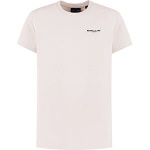 Ballin Amsterdam - Jongens Regular fit T-shirts Crewneck SS - Sand - Maat 8