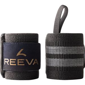 Reeva Wrist Wraps Goud (ultra fiber) - Wrist Wraps geschikt voor Fitness, Crossfit en Krachttraining - Wrist Wraps voor Heren en Dames